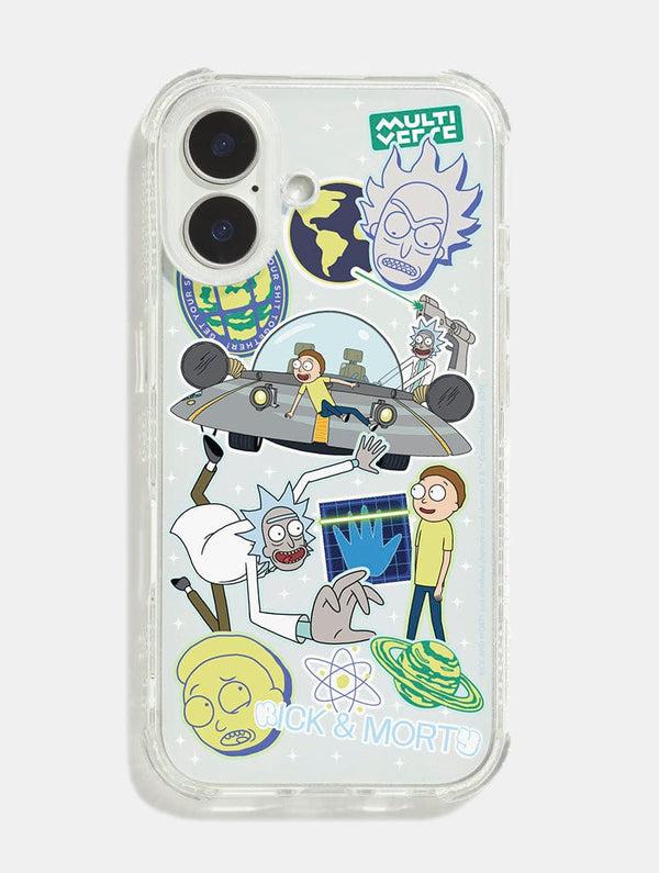 Skinnydip London Rick And Morty x Skinnydip Sticker Shock iPhone Case