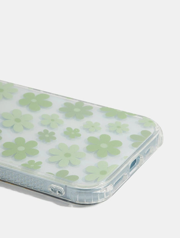 Skinnydip London Sage Warped Flower Shock IPhone Case