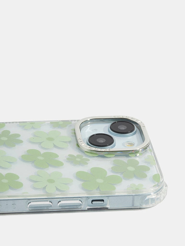 Skinnydip London Sage Warped Flower Shock IPhone Case
