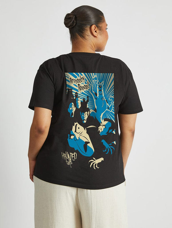 Skinnydip London Scooby Doo x Skinnydip Blue Poster T-Shirt In Black