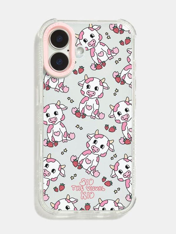 Skinnydip London Sid the Visual Kid x Skinnydip Strawberry Cow Shock iPhone Case