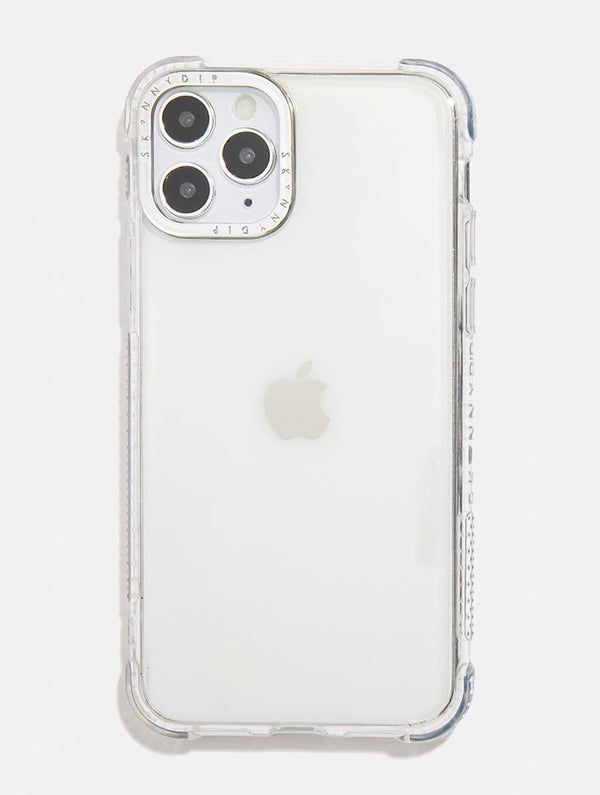 Skinnydip London Silver Camera Hole Shock iPhone Case