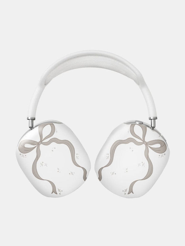 Skinnydip London Single Neutral Bow AirPods Max Case in Gloss