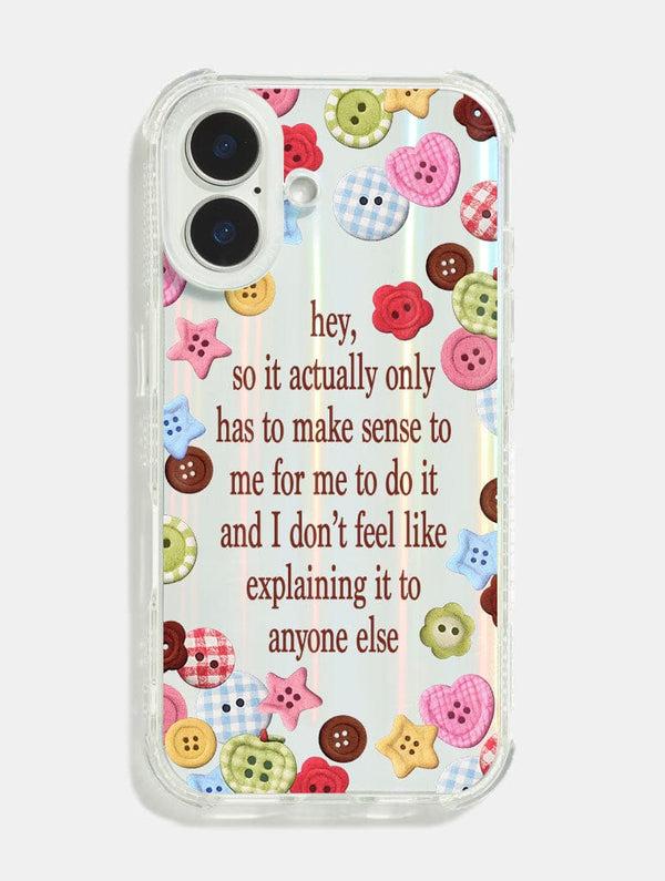 Skinnydip London 365 Buttons Shock iPhone Case