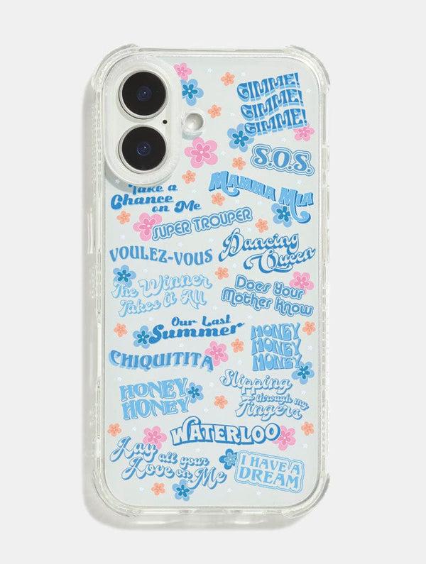 Skinnydip London ABBA Songs Shock iPhone Case