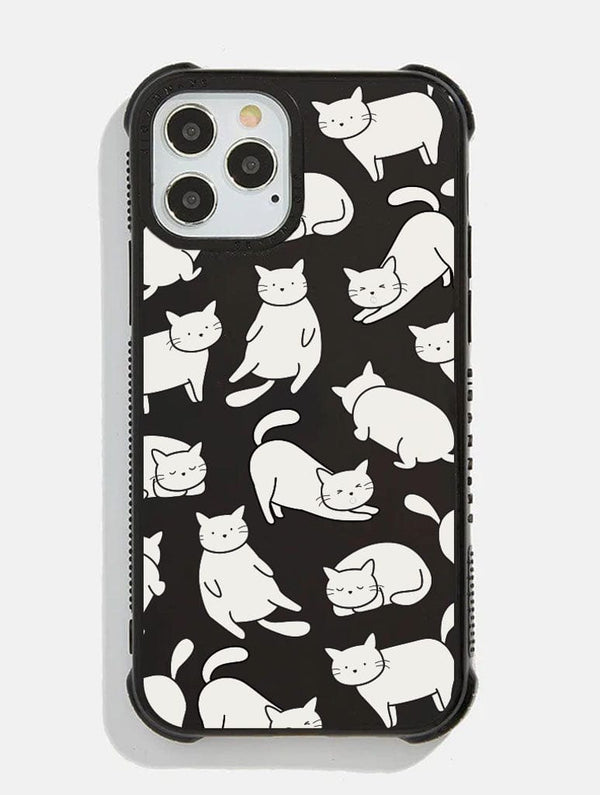 Skinnydip London Black Chill Cat Shock iPhone Case