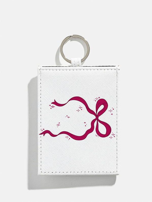 Skinnydip London Burgundy Single Bow Card Holder