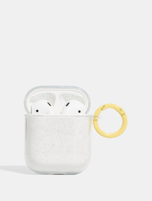 Skinnydip London Buttermilk Glitter AirPods Case