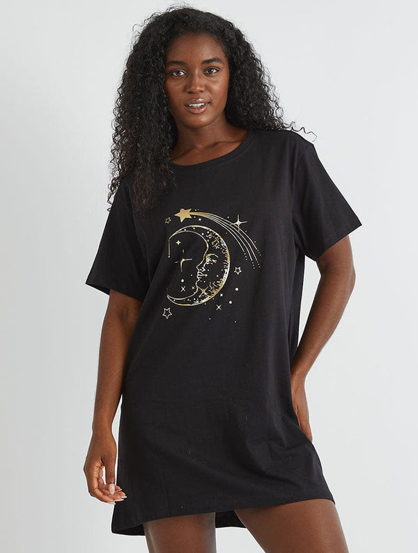 Skinnydip London Celestial Nightie in Black