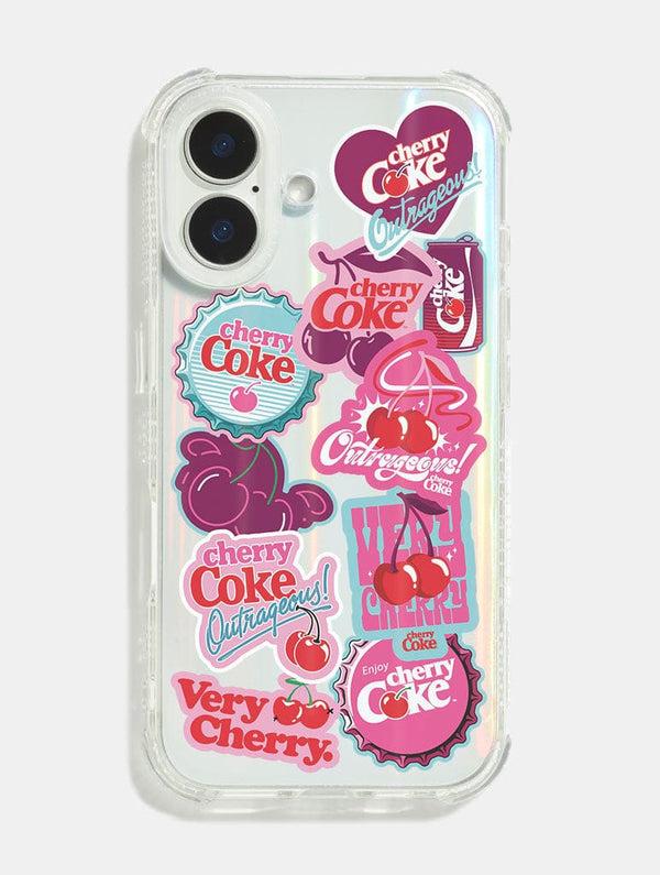 Skinnydip London Cherry Coke Sticker iPhone Case