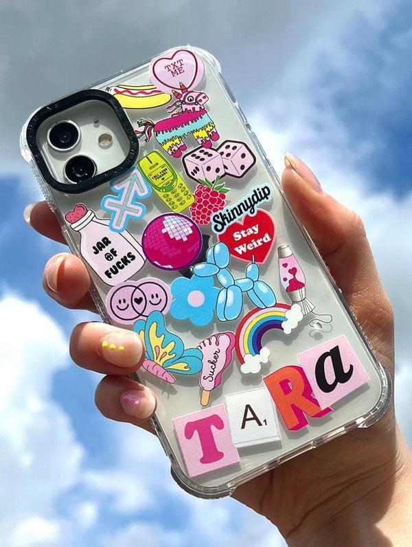 Skinnydip London Clear Black Shock IPhone Case