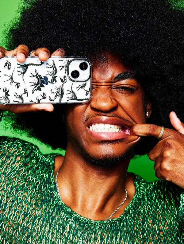 Skinnydip London Dino Skeleton Shock Case