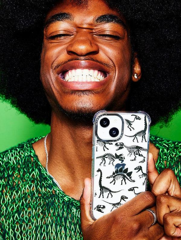 Skinnydip London Dino Skeleton Shock Case