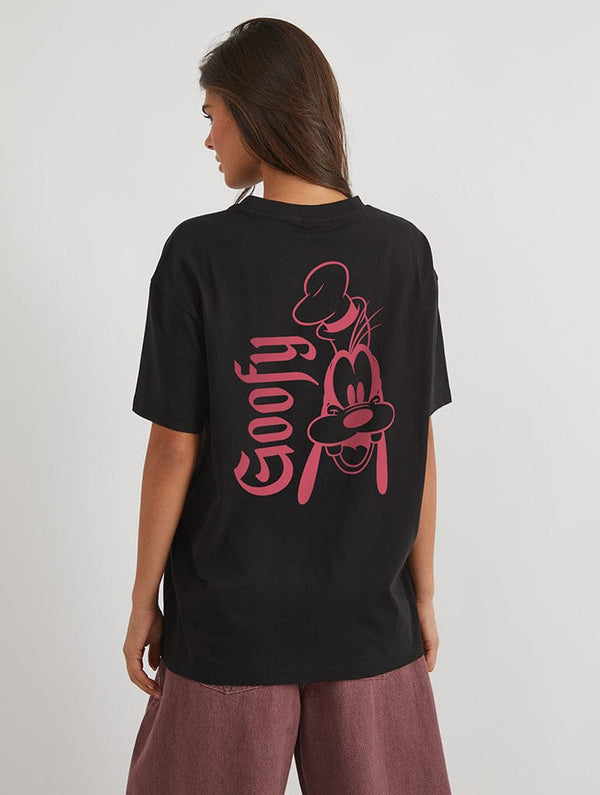 Skinnydip London Disney Goofy T-Shirt In Black