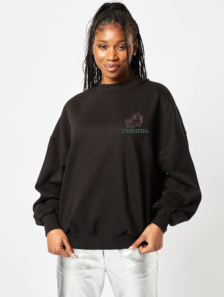Skinnydip London Disney Pascal Sweatshirt In Black