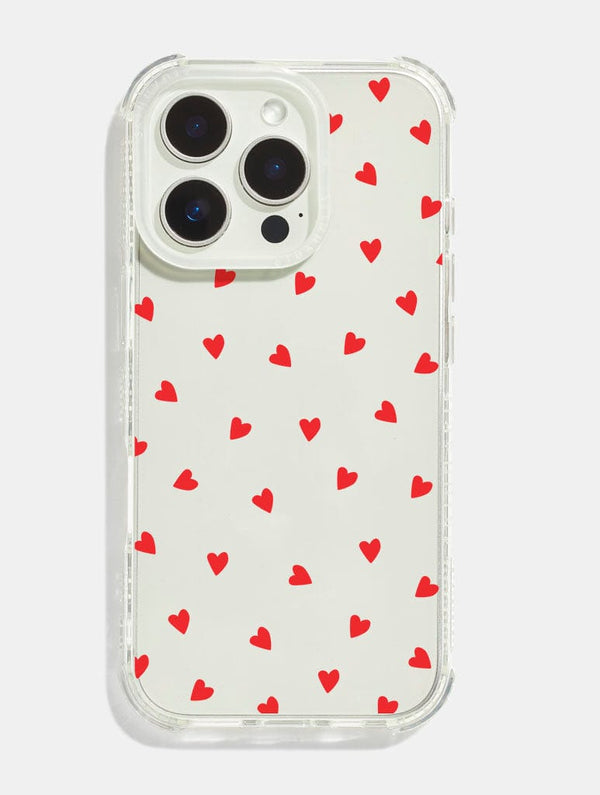 Skinnydip London Ditsy Heart Shock iPhone Case