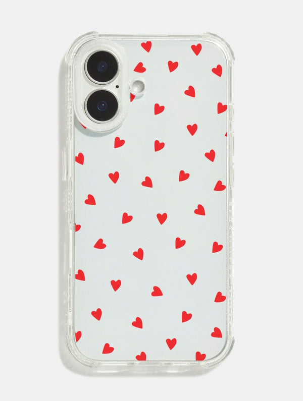 Skinnydip London Ditsy Heart Shock iPhone Case
