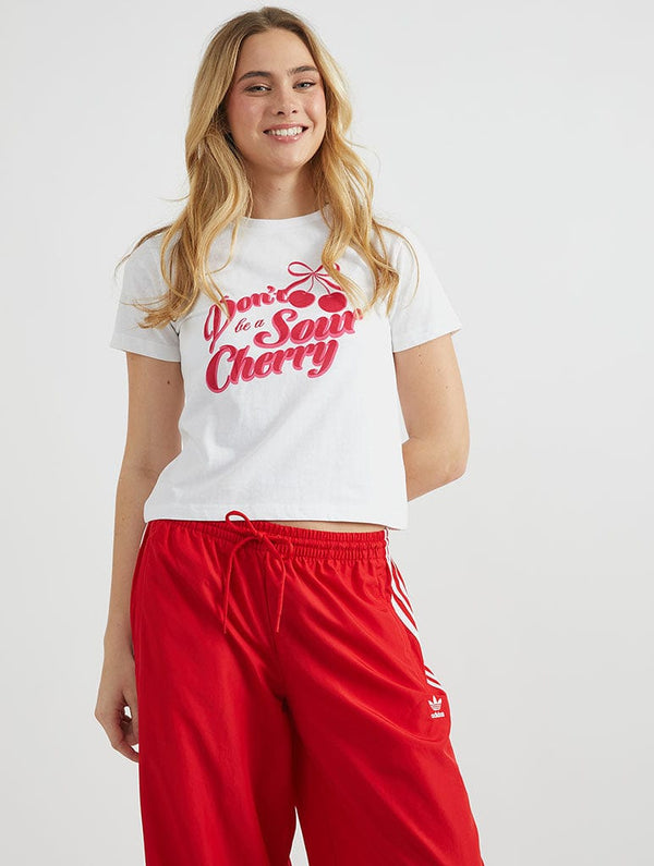 Skinnydip London Don't Be A Sour Cherry Baby Tee