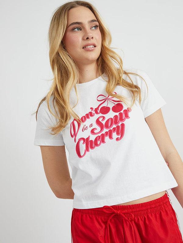 Skinnydip London Don't Be A Sour Cherry Baby Tee