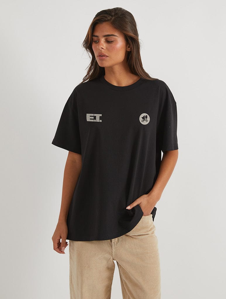 Skinnydip London E.T. Moon Bikes T-Shirt In Black
