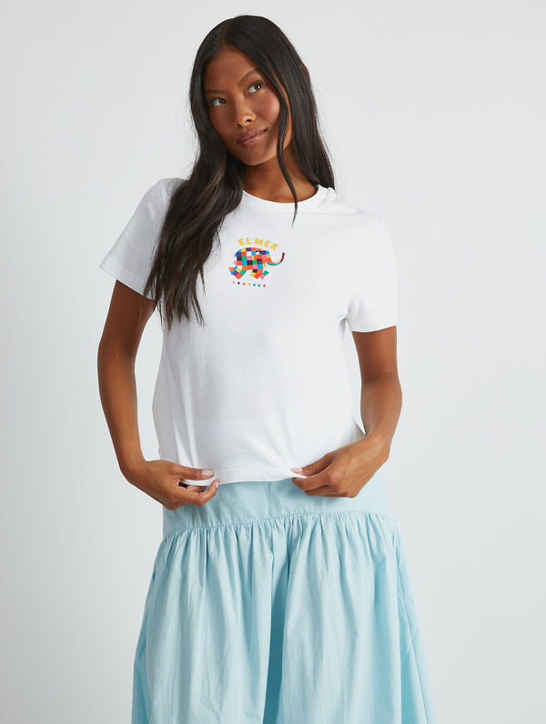 Skinnydip London Elmer Baby T-Shirt In White