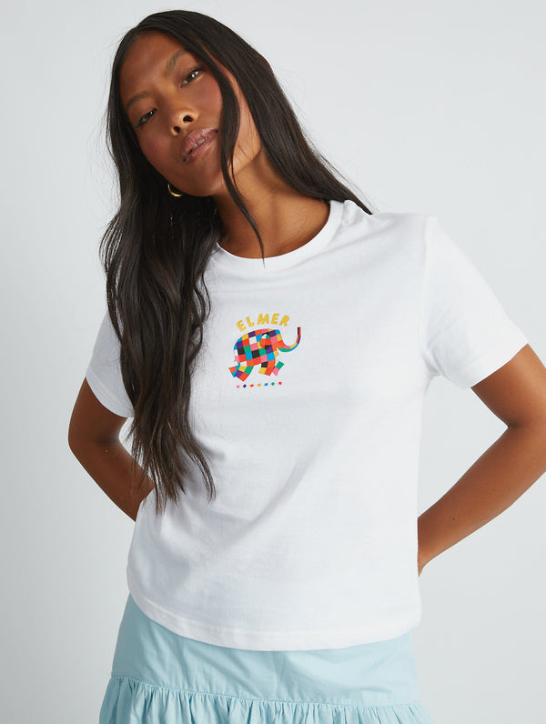 Skinnydip London Elmer Baby T-Shirt in White