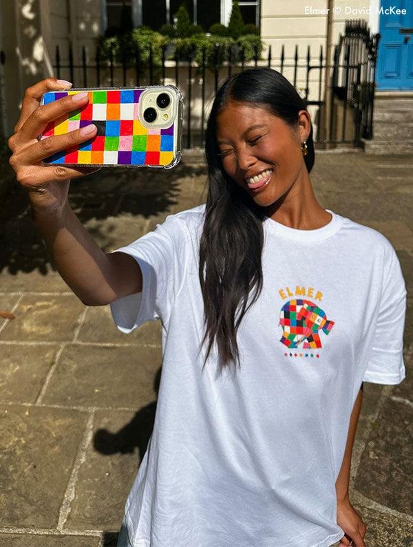 Skinnydip London Elmer Patchwork Shock IPhone Case