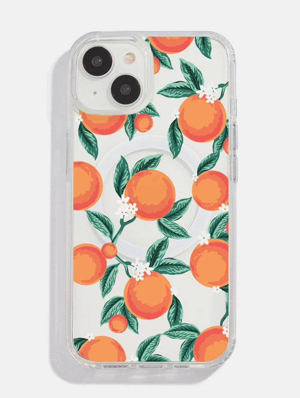 Skinnydip London Floral Orange MagSafe iPhone Case
