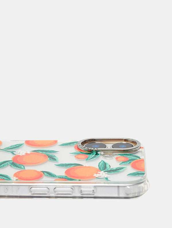 Skinnydip London Floral Orange Shock IPhone Case