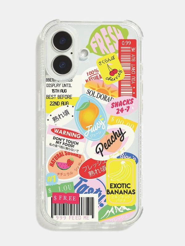 Skinnydip London Fruit Sticker Shock iPhone Case