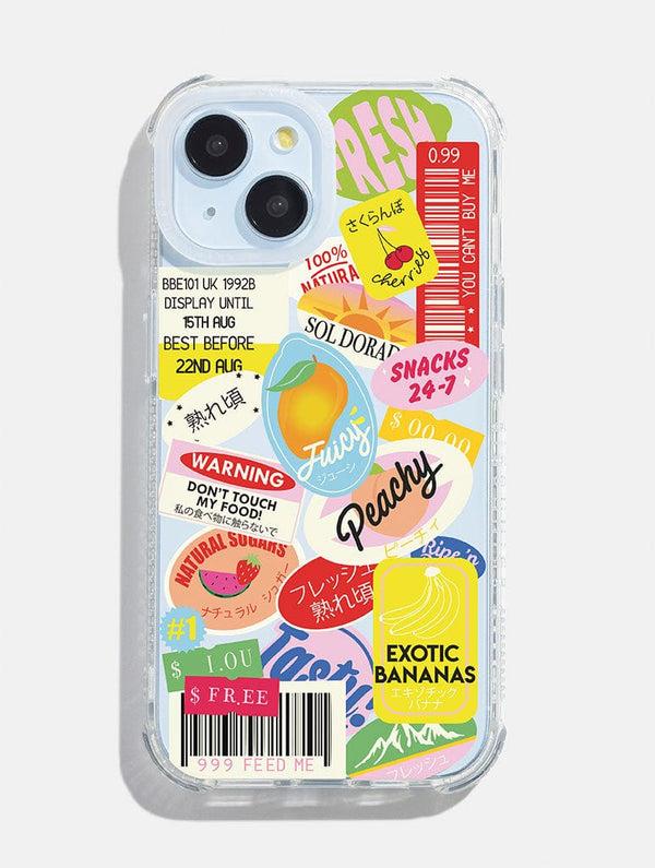 Skinnydip London Fruit Sticker Shock iPhone Case