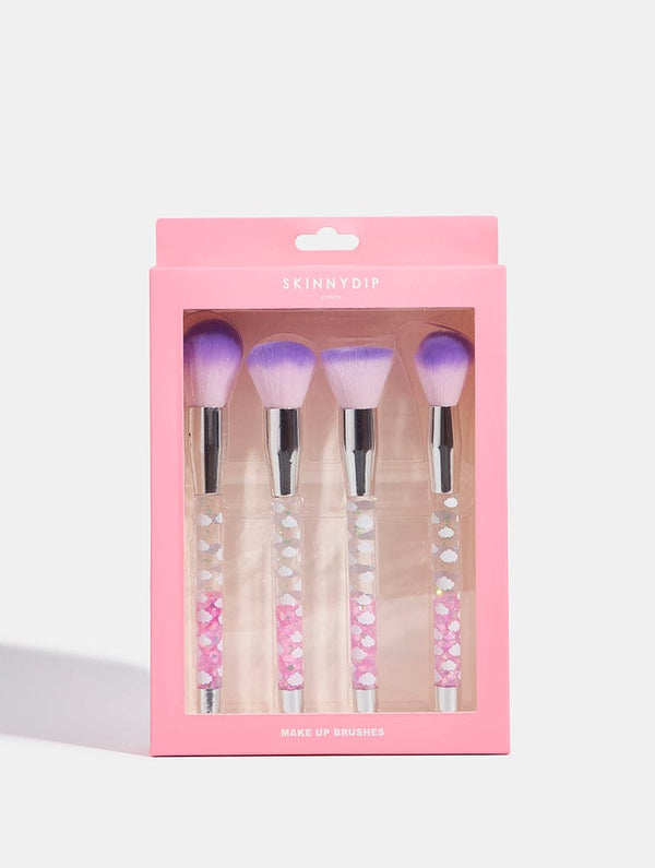 Skinnydip London Glitter Cloud Make Up Brush Set
