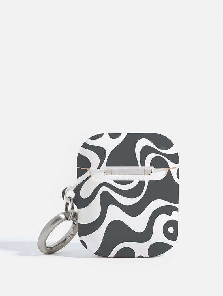 Skinnydip London Groovy Black Swirl AirPods Case