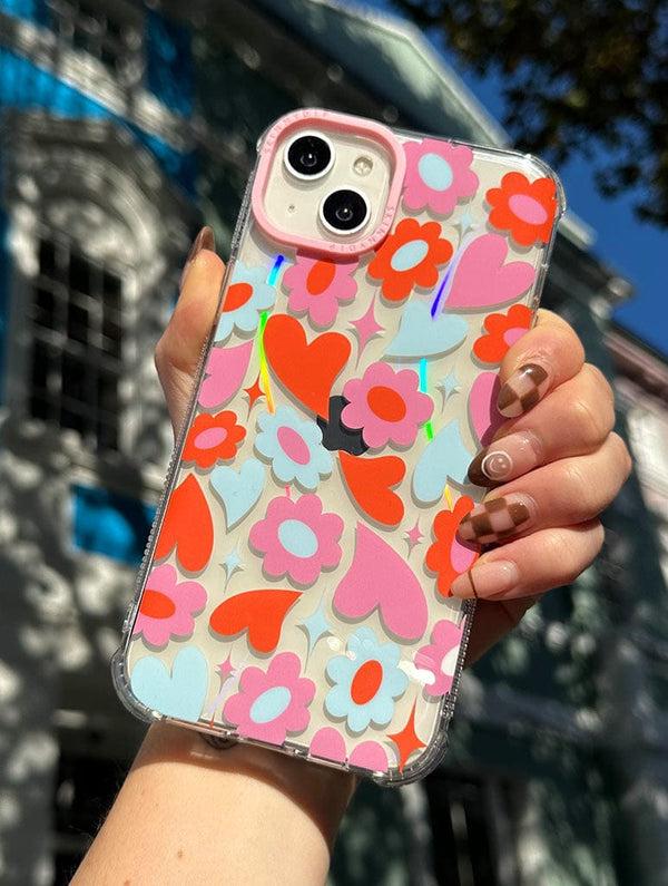Skinnydip London Groovy Flower Heart IPhone Case
