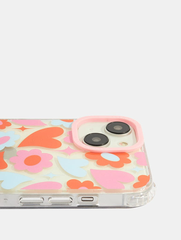 Skinnydip London Groovy Flower Heart IPhone Case