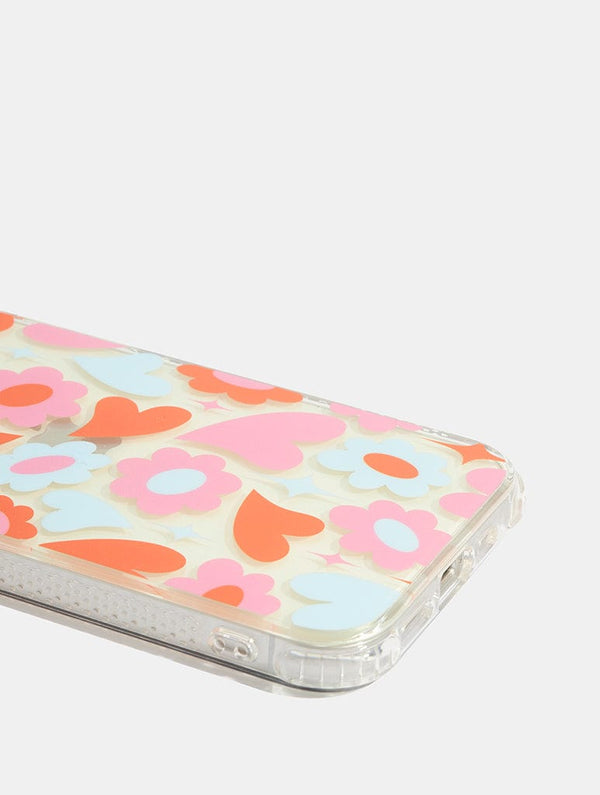Skinnydip London Groovy Flower Heart IPhone Case