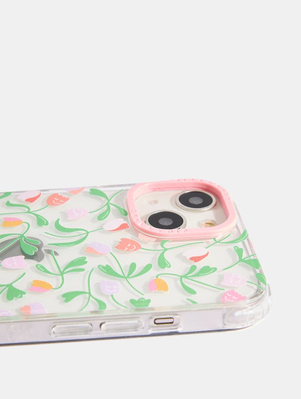 Skinnydip London Happy Tulips Shock IPhone Case