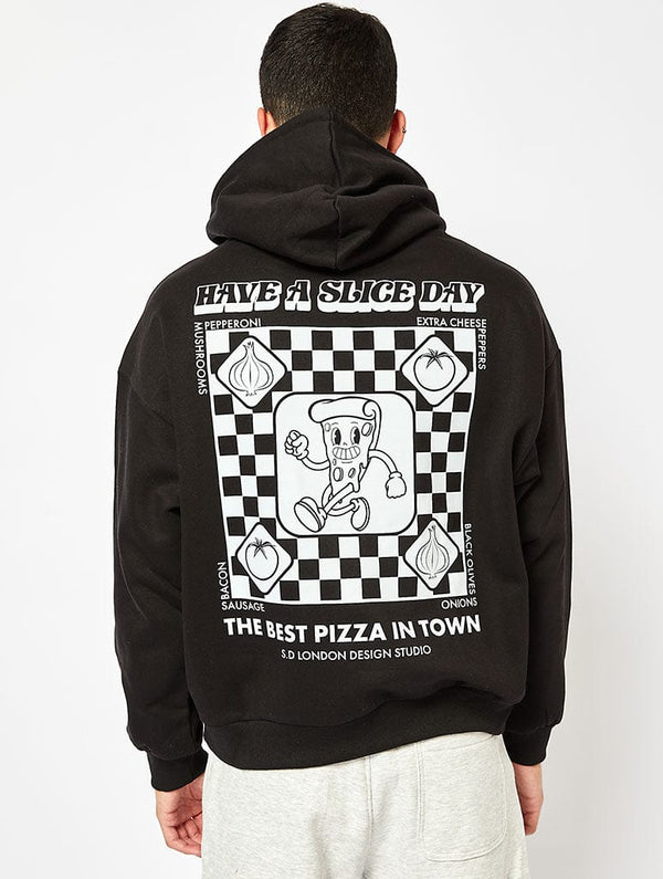 Skinnydip London Have A Slice Day Hoodie In Black