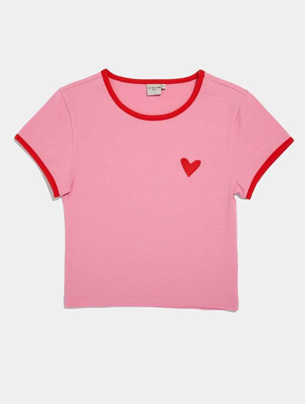 Skinnydip London Heart Cropped T-Shirt
