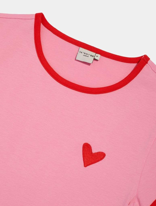 Skinnydip London Heart Cropped T-Shirt