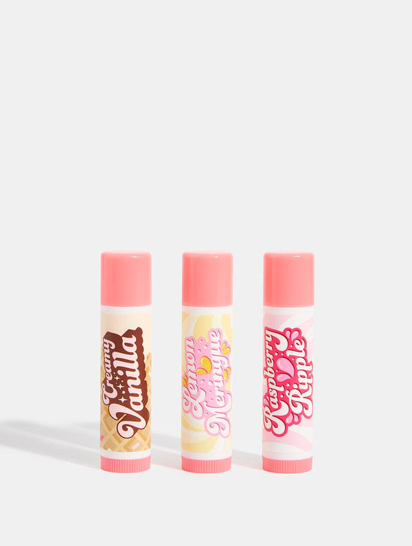 Skinnydip London Ice Cream Lip Balm Trio