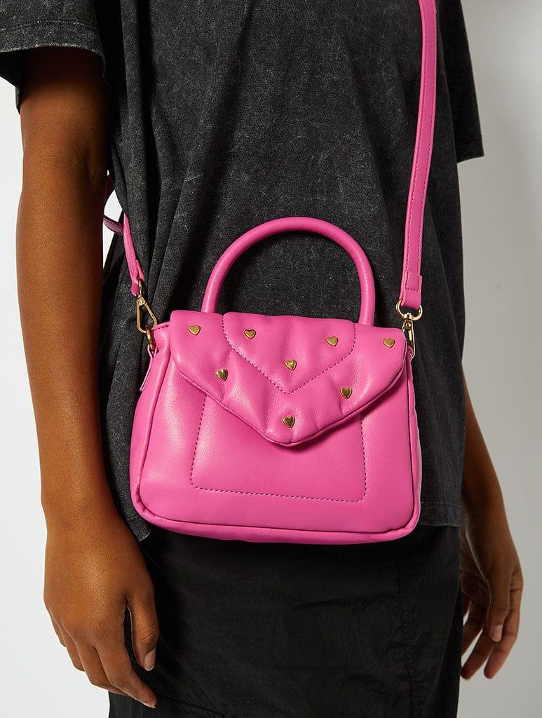Skinnydip London Leo Heart Stud Mini Tote Bag
