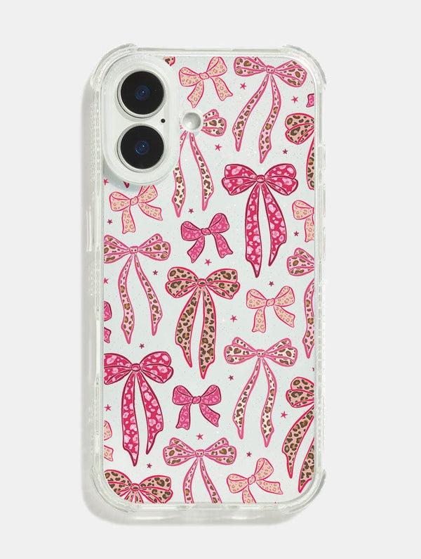 Skinnydip London Leopard Bows Shock iPhone Case