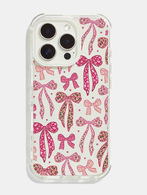 Skinnydip London Leopard Bows Shock iPhone Case