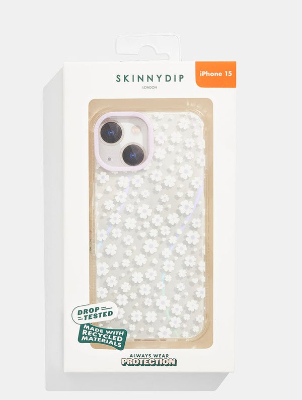 Skinnydip London Lilac Holo Daisy IPhone Case