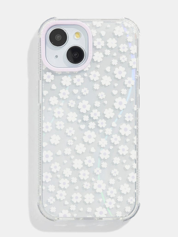 Skinnydip London Lilac Holo Daisy iPhone Case