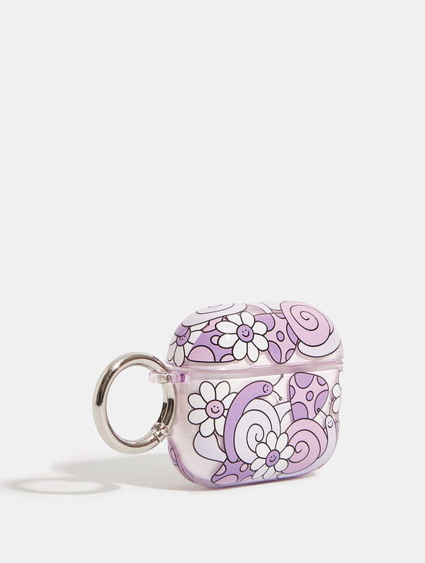 Skinnydip London Lilac Snail AirPods Case