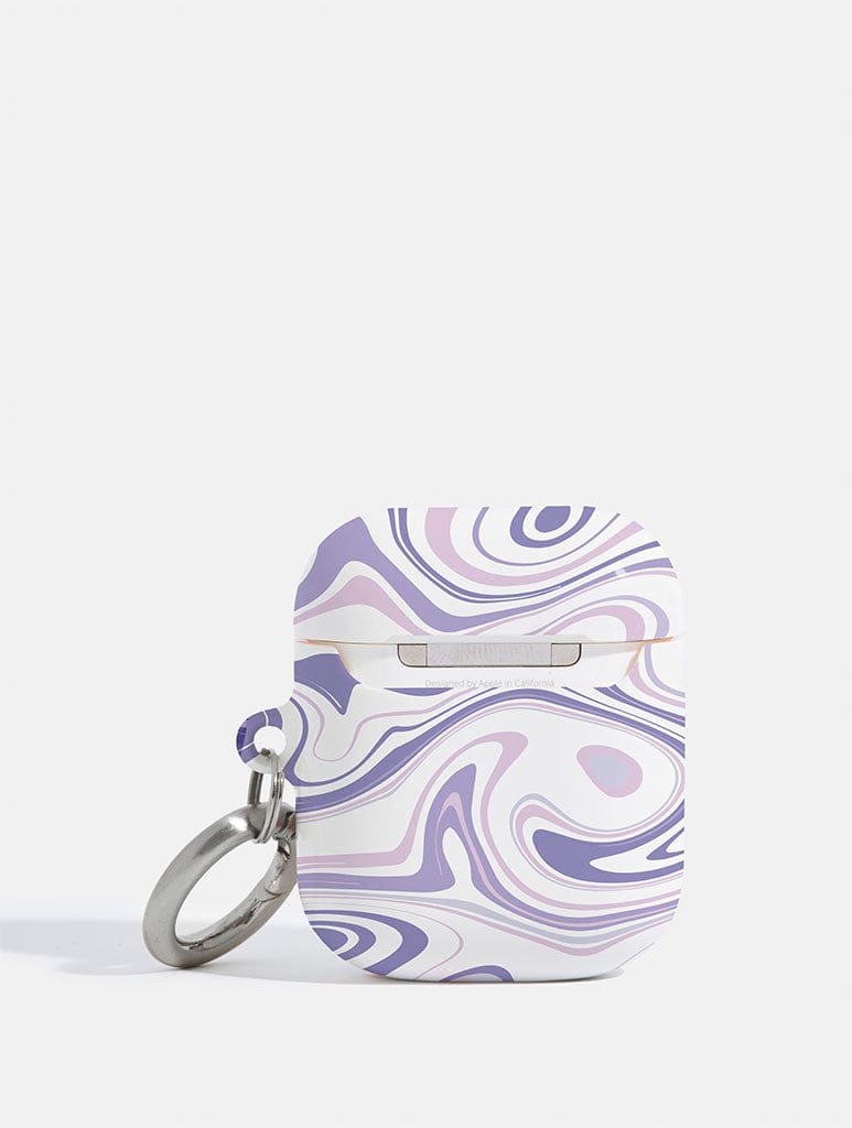 Skinnydip London Lilac Swirl AirPods Case