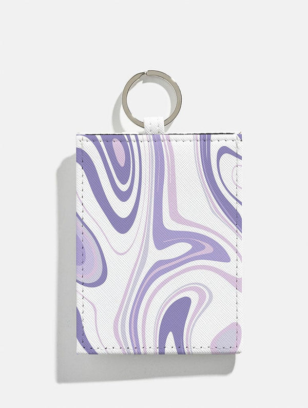 Skinnydip London Lilac Swirl Card Holder