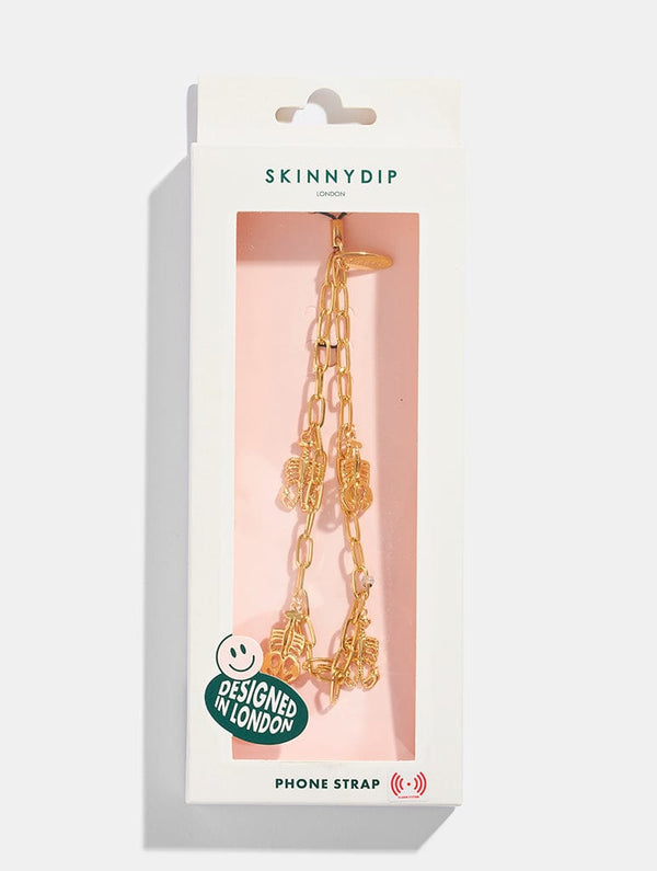 Skinnydip London Lobster Charm Beaded Strap